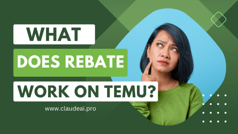 What Does Rebate Work on TEMU?