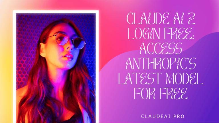 Claude AI 2 Login free: Access Anthropic's Latest Model for Free