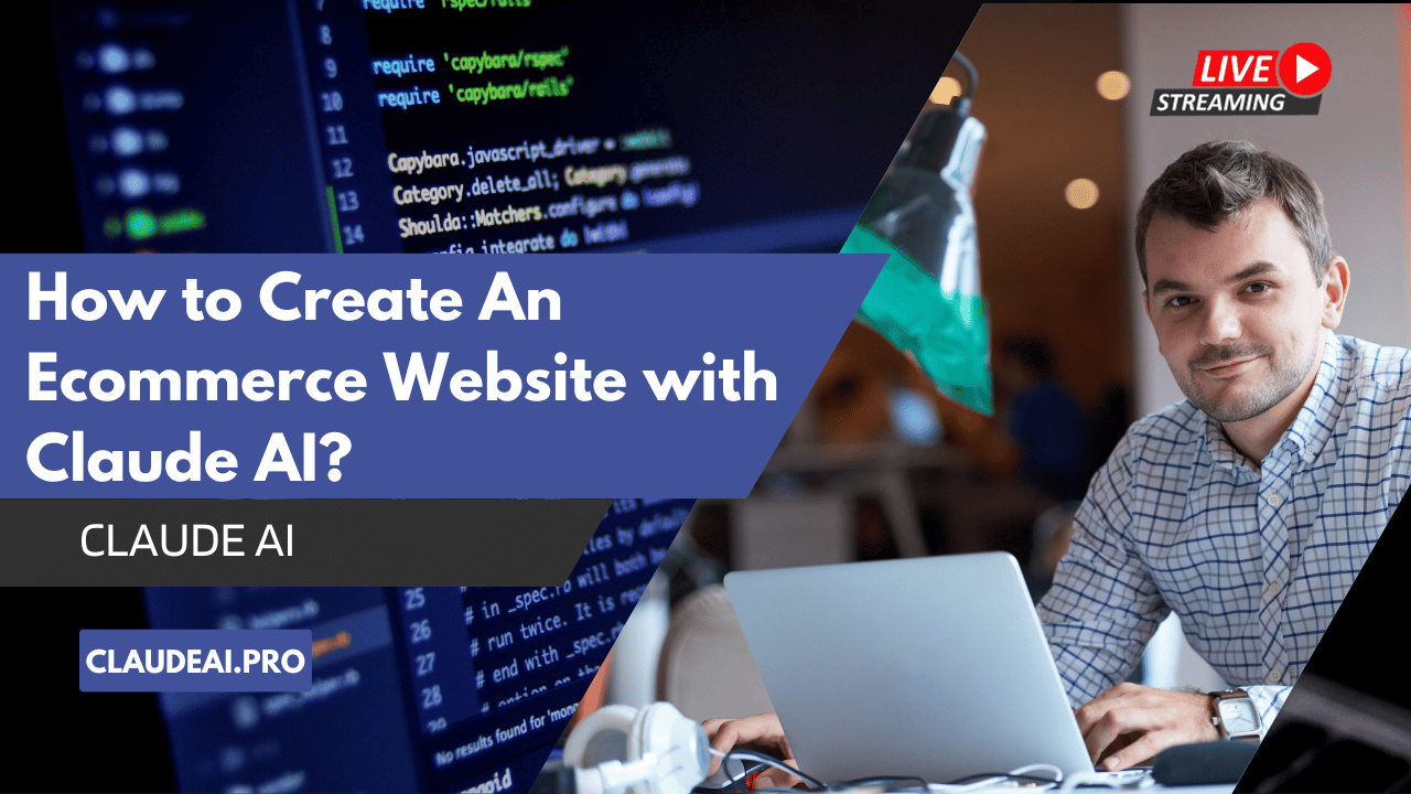 How to Create An Ecommerce Website with Claude AI?