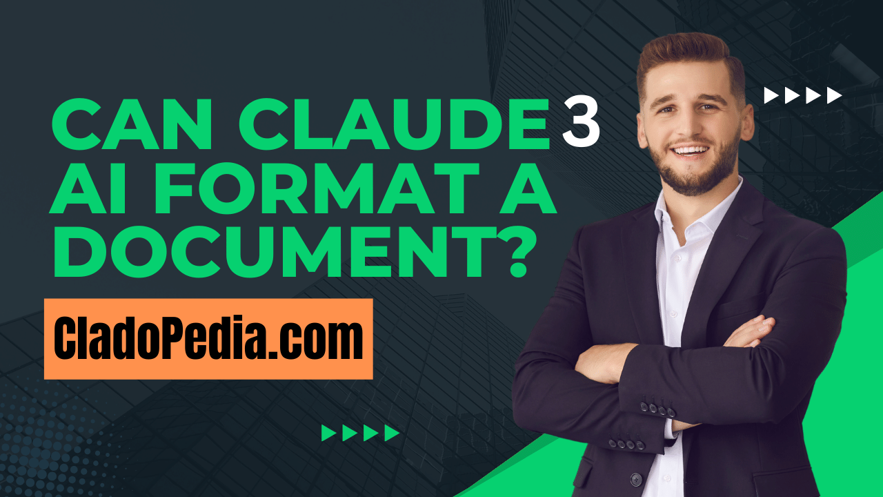 Can Claude 3 AI Format a Document?