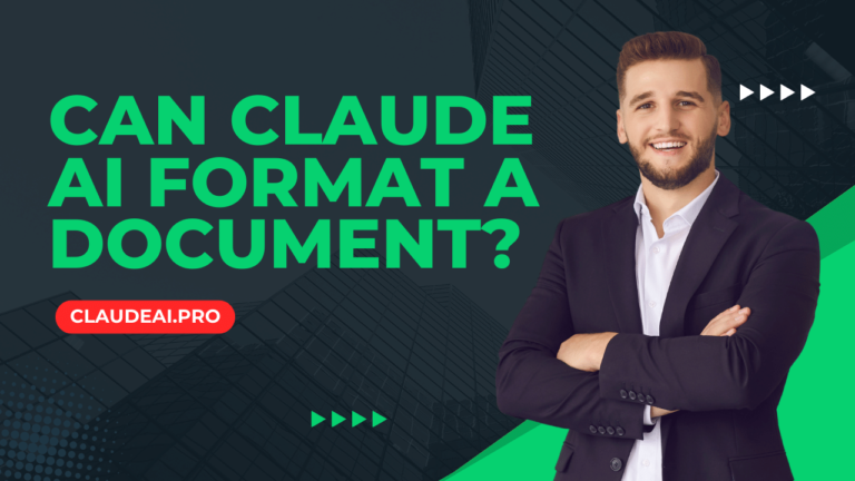 Can Claude AI Format a Document?